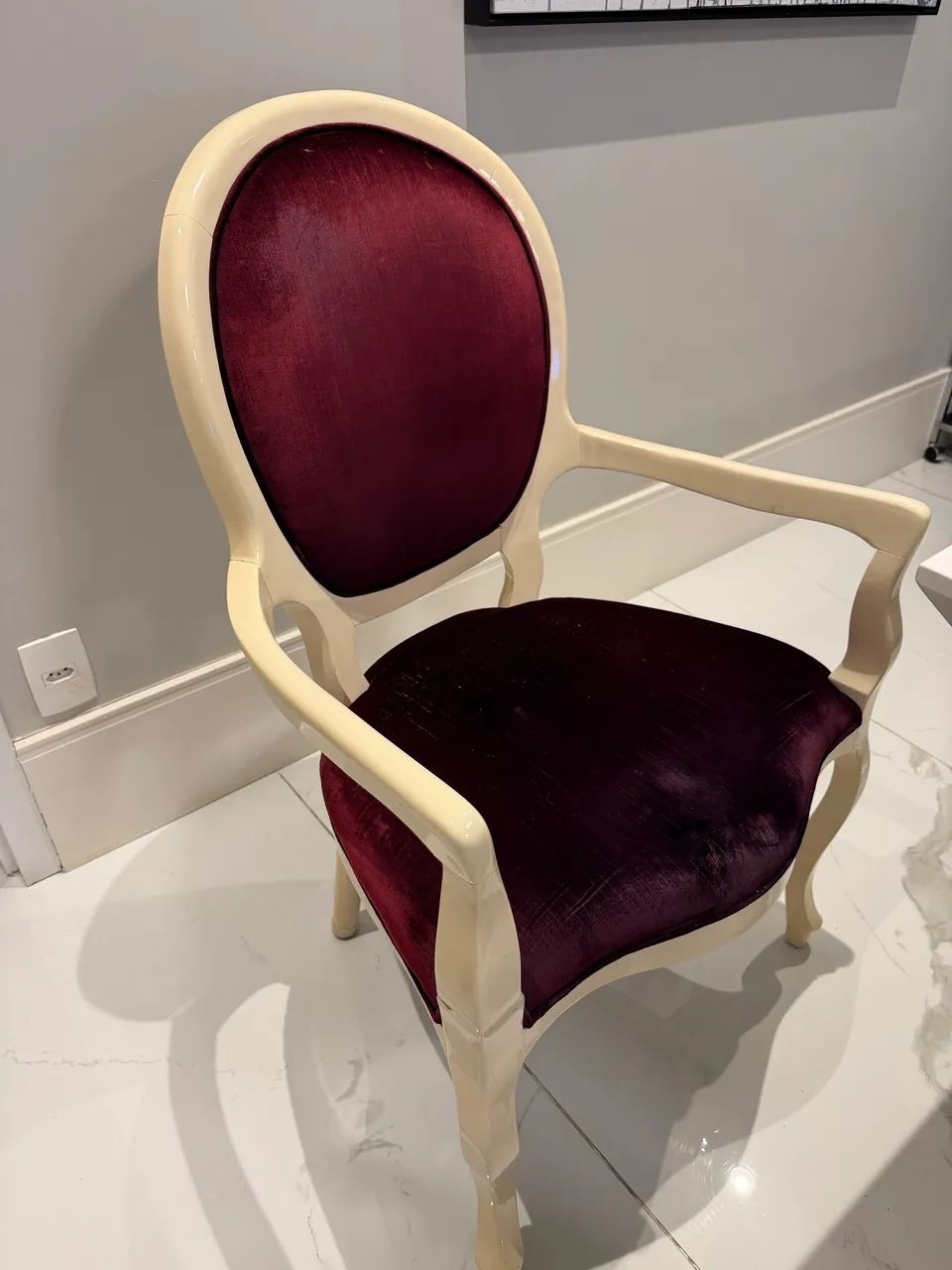 10 cadeiras estilo Luiz XV para sala de jantar - Foto 3