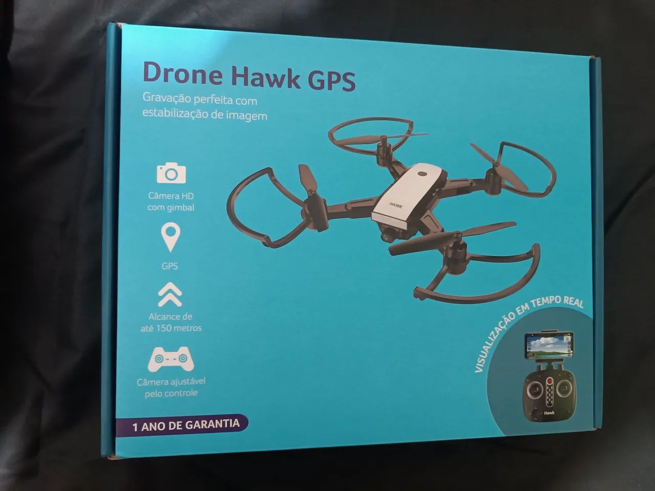 Drone Hawk GPS novo 