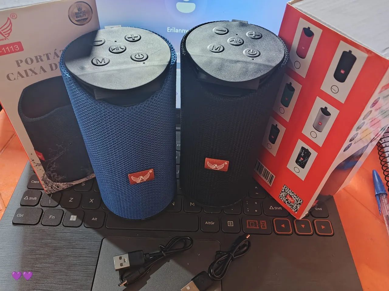 Caixa de som portátil Bluetooth  - Foto 3