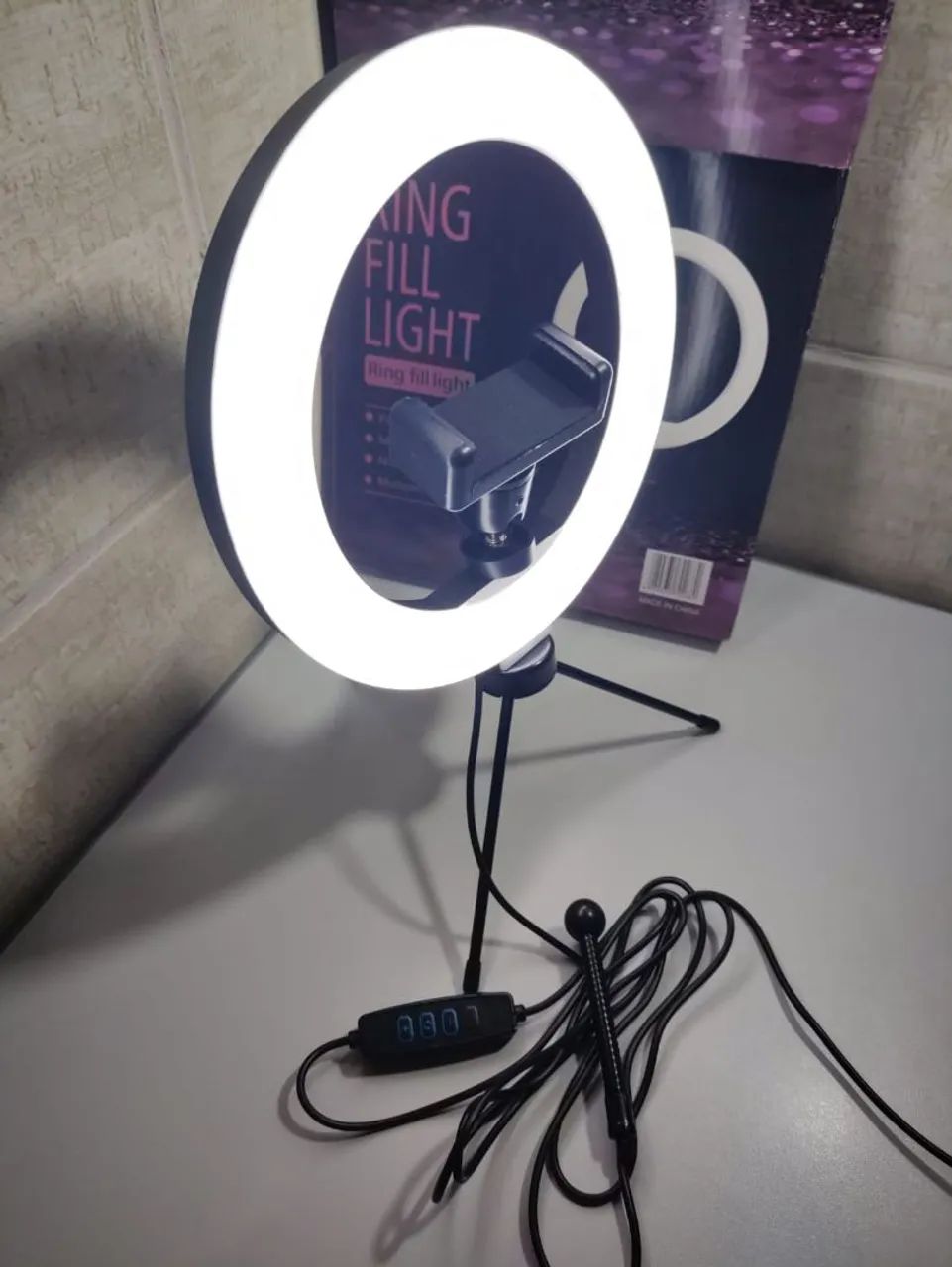 Vendo Ring Light Tripé de Mesa, modelo CXB-200 - Foto 3