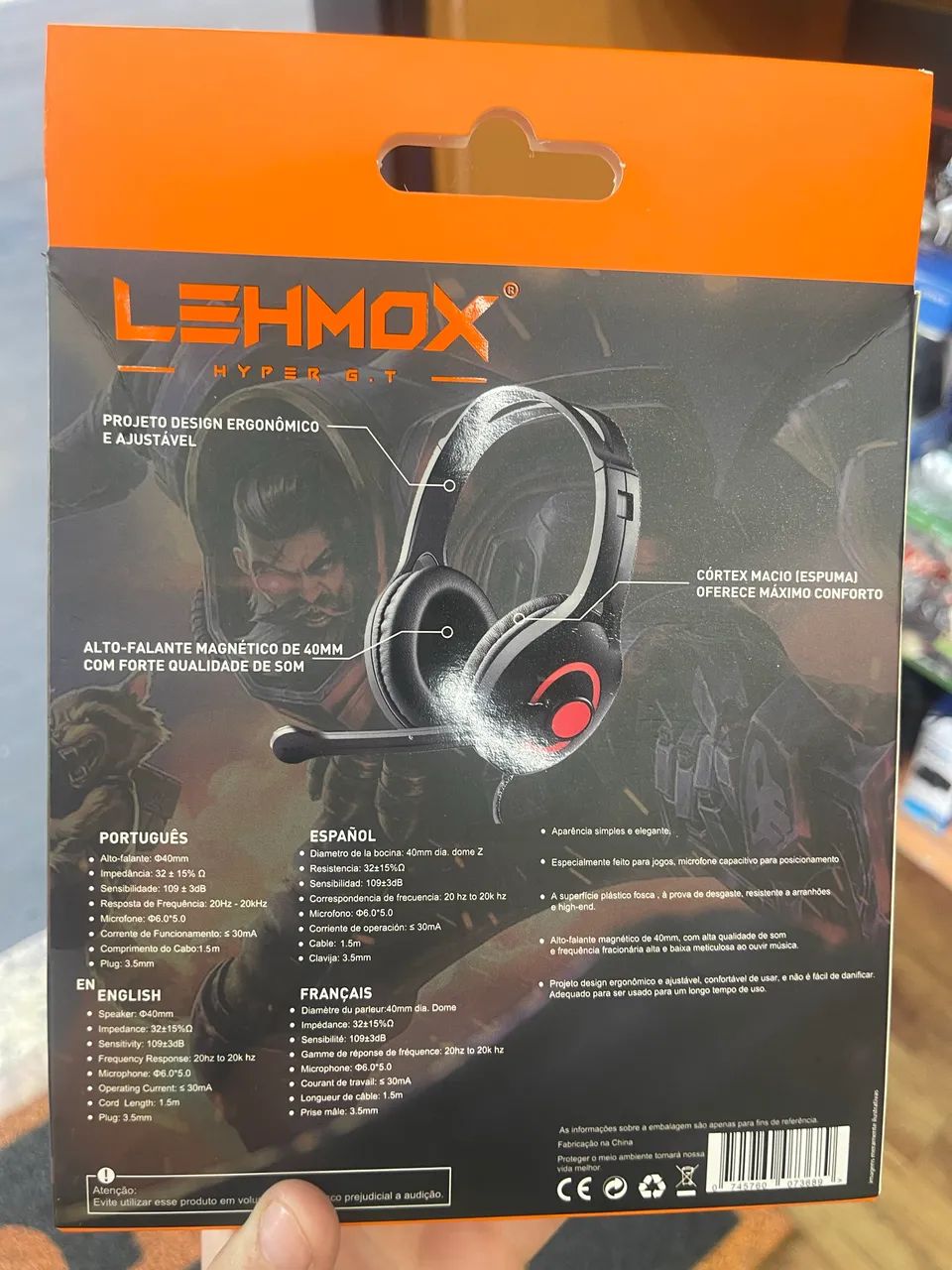 fones com microfone para jogos - Foto 2
