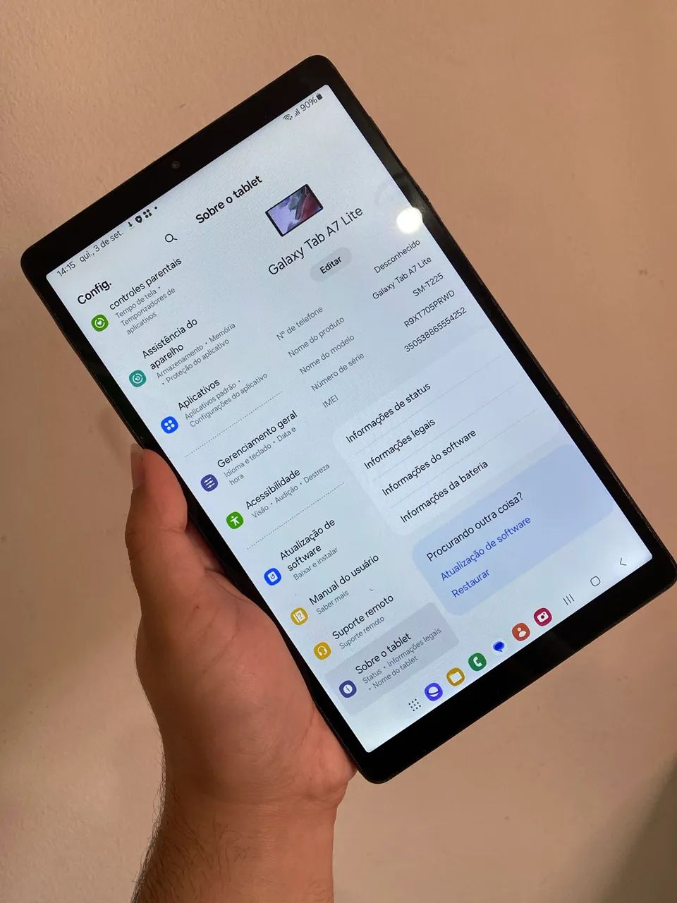 Tablet Galaxy Tab A7 Lite 32 Gb 3 Gb RAM - Foto 2