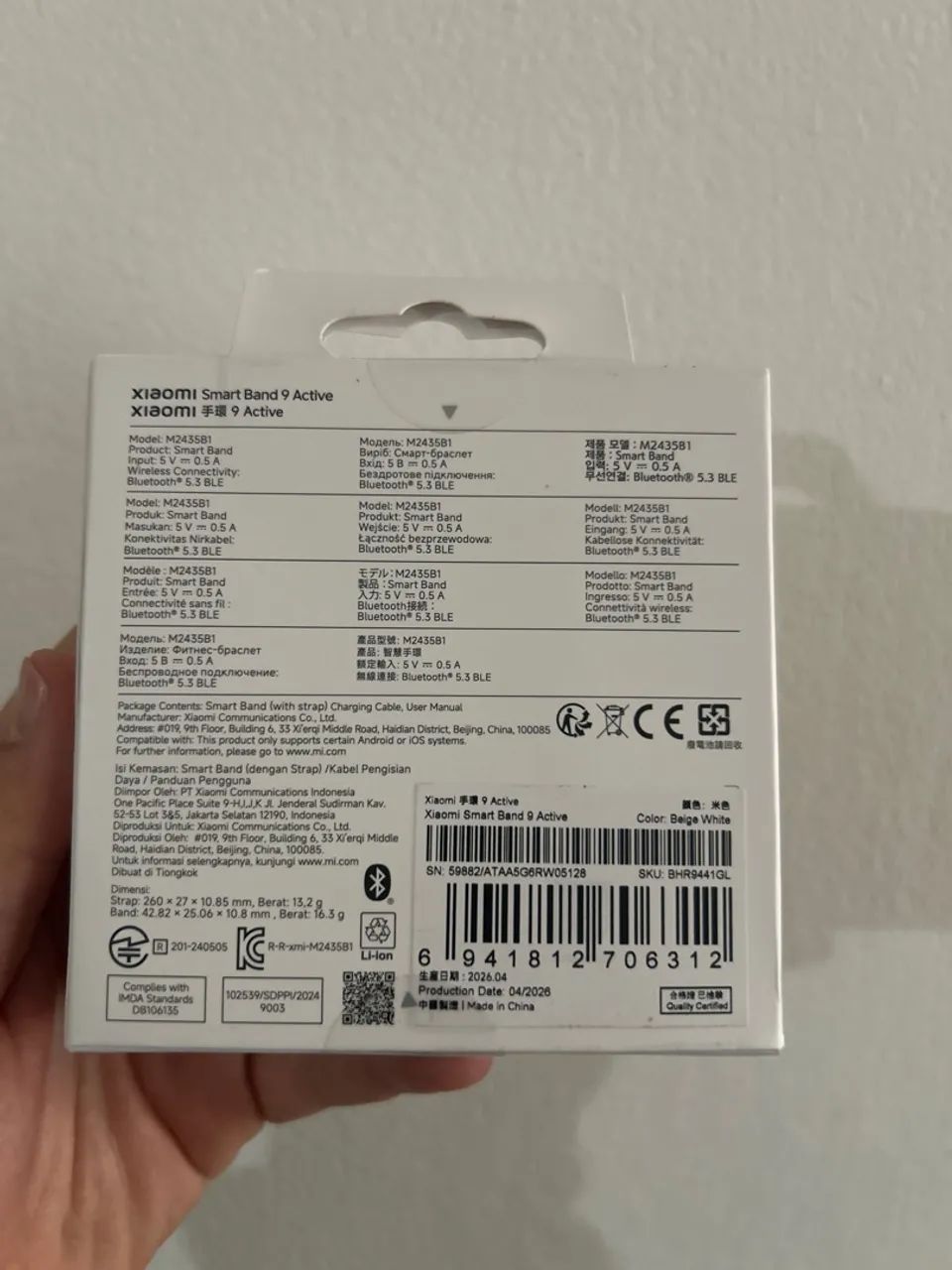 Relógio Xiaomi Smart Band 9 active original - Foto 2