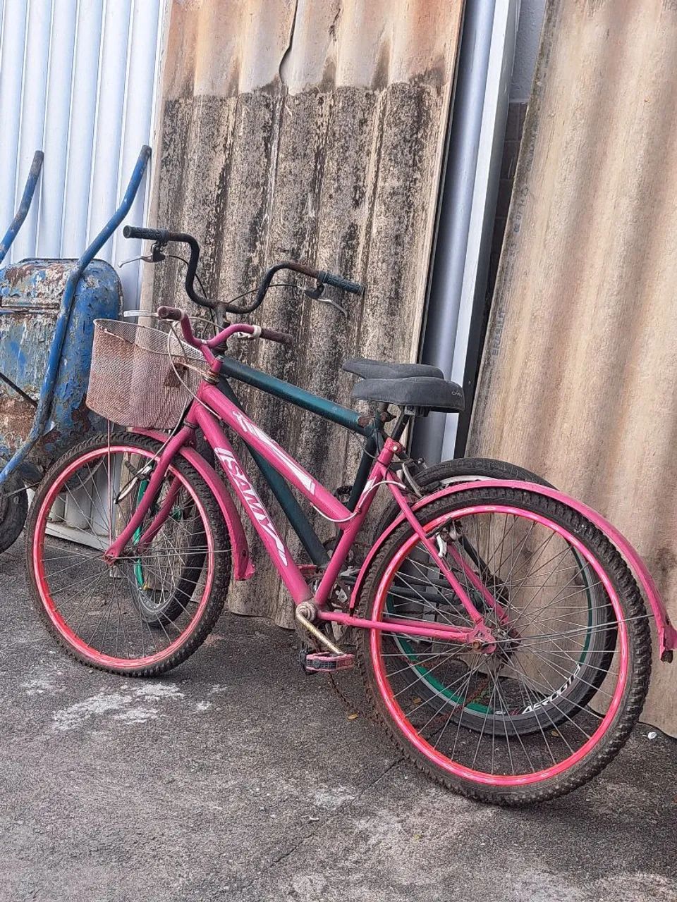 Bicicleta rosa 