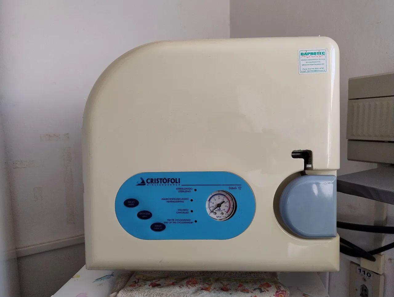 Vendo : AUTOCLAVE CRISTOFOLI 21 L , bom estado e funcionando.