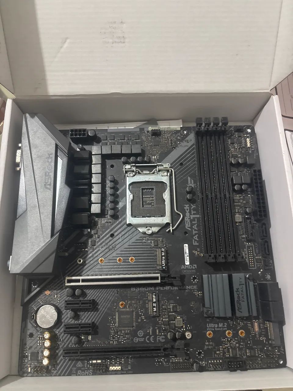 Placa mãe asus Asrock b360m performance