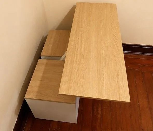 Mesa planejada com 2 baús em fórmica  - Foto 2