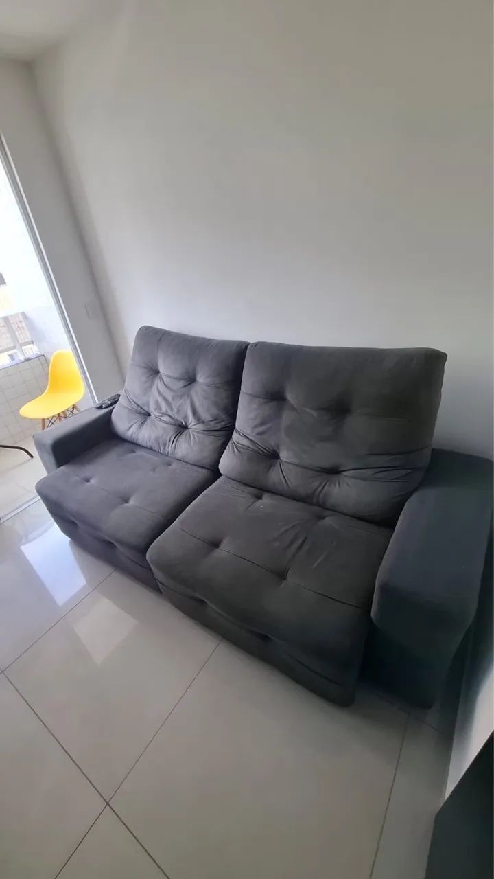 Sofá retrátil 03 lugares 