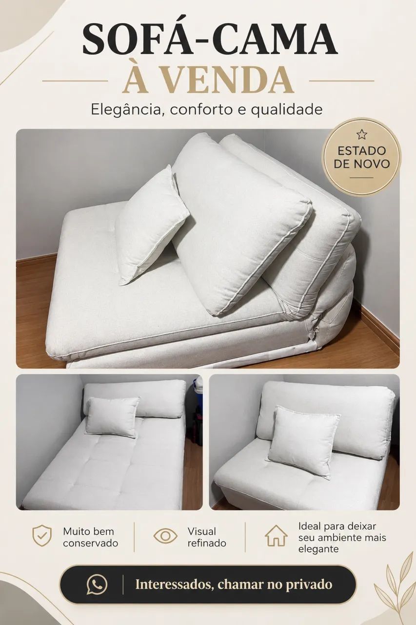 Sofá - Cama à venda 