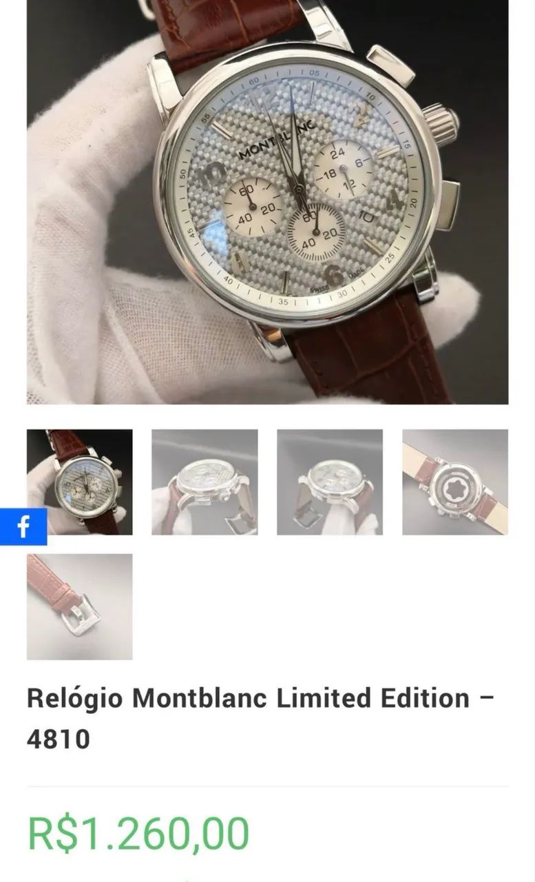 Relógio Montblanc Limited Edition 4810 - Foto 5