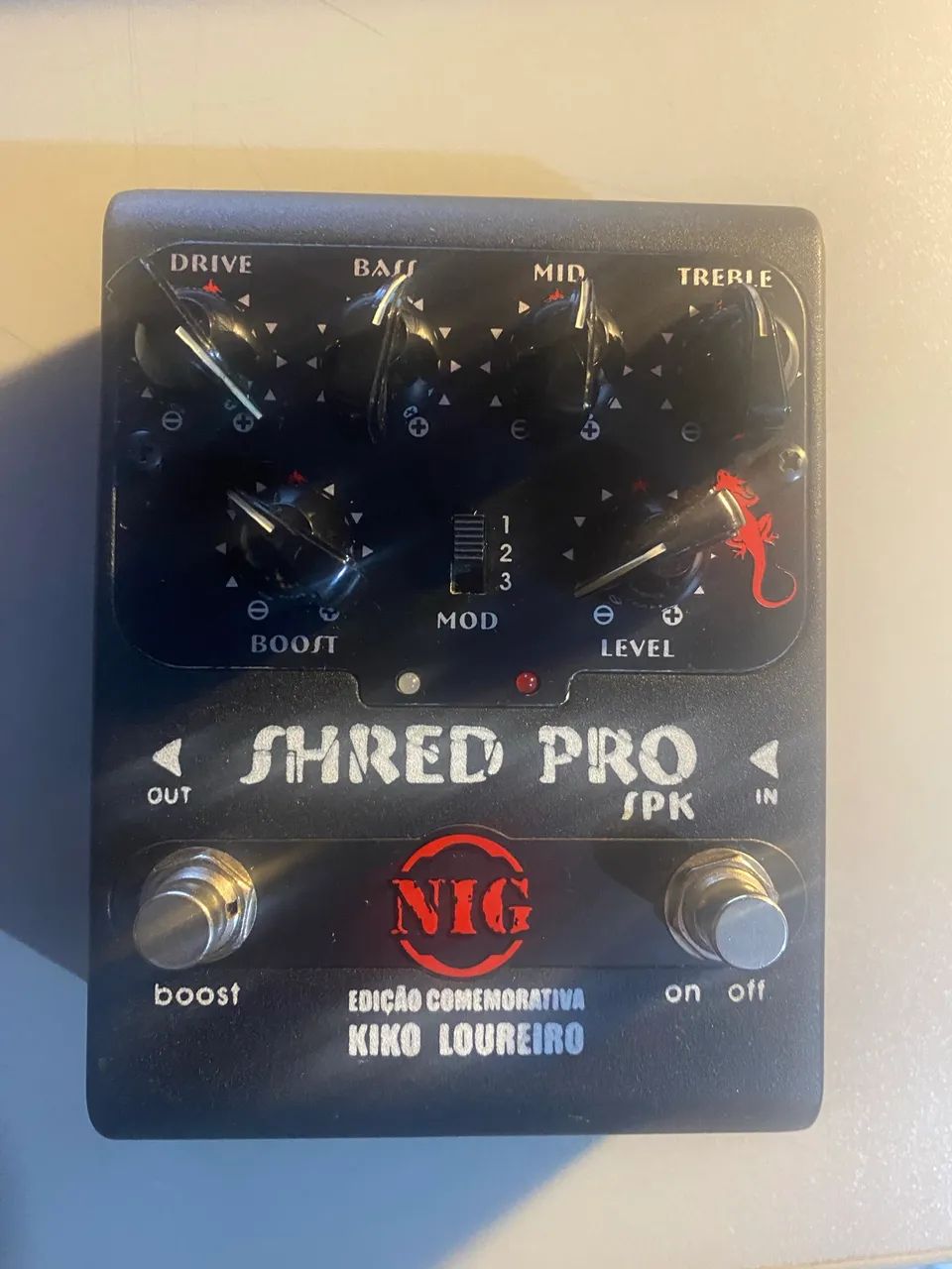Pedal NIG Shred Pro SPK Assinado  - Foto 5