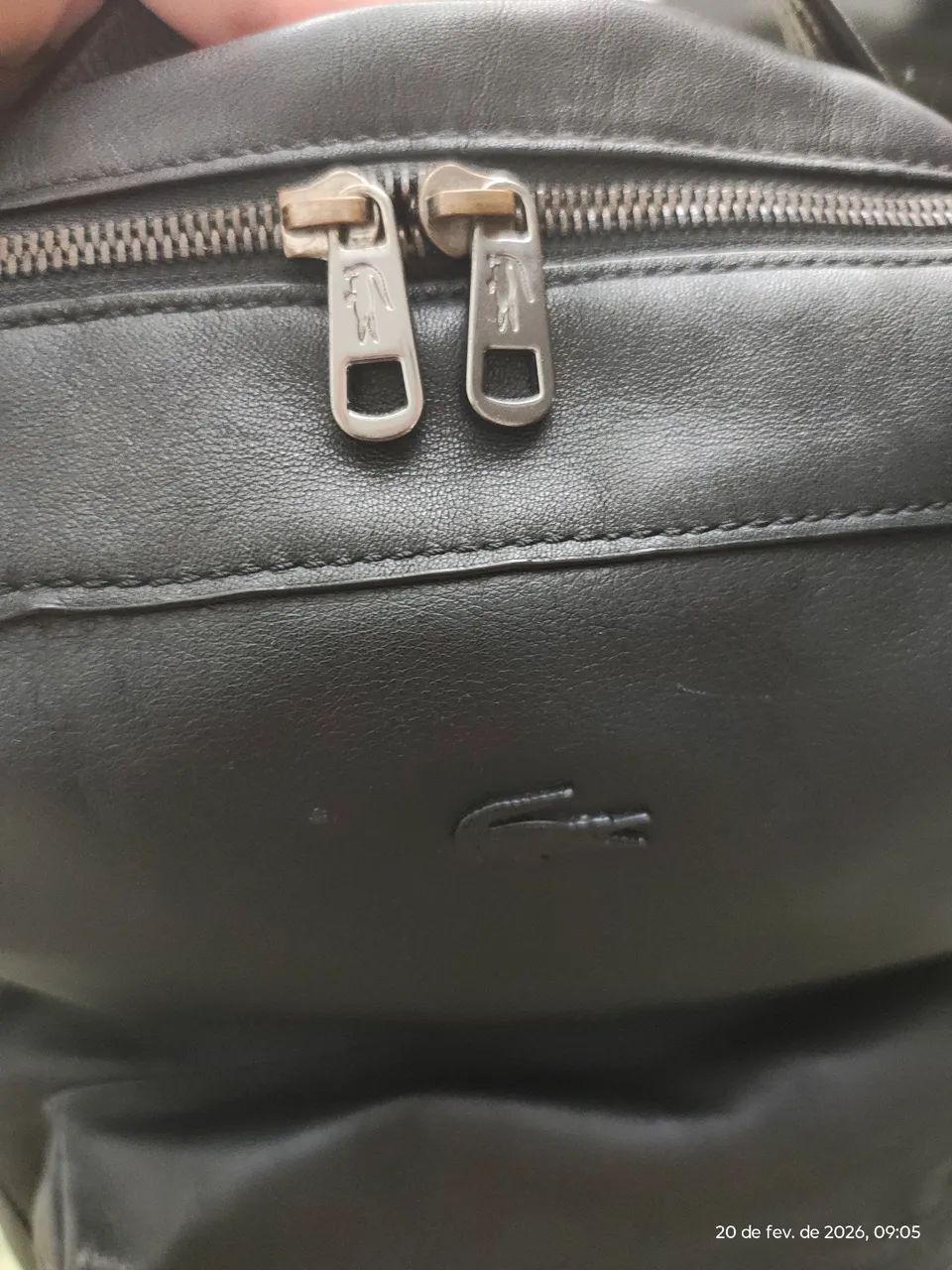 Mochila de Couro Lacoste 110% Original  - Foto 5
