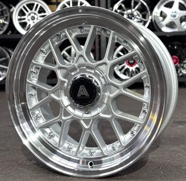 Rodas aro 17 AutoStar modelo BBS RS2 Furação 4x98 4x100 - Peças