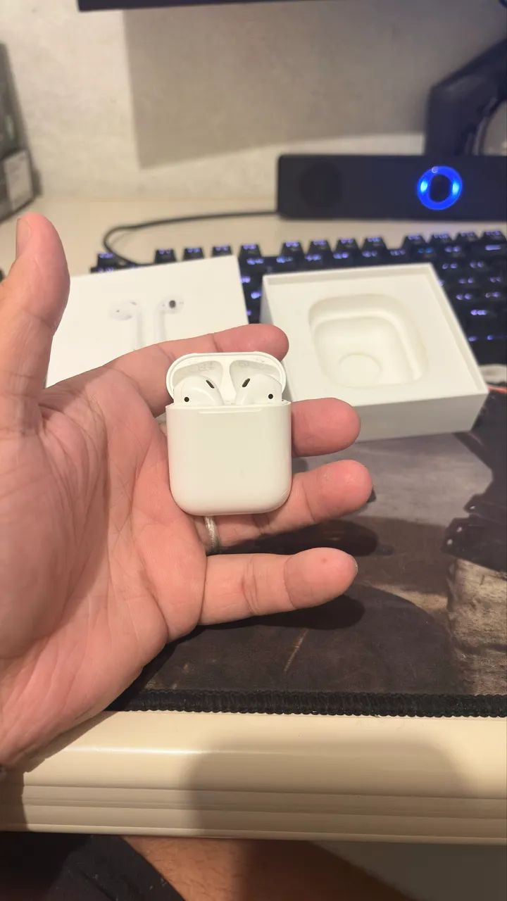 Apple AirPods 2ª Geração Original + Caixa - Excelente Estado - Foto 3