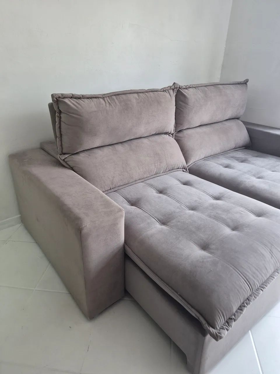 Sofá cinza  - Foto 3