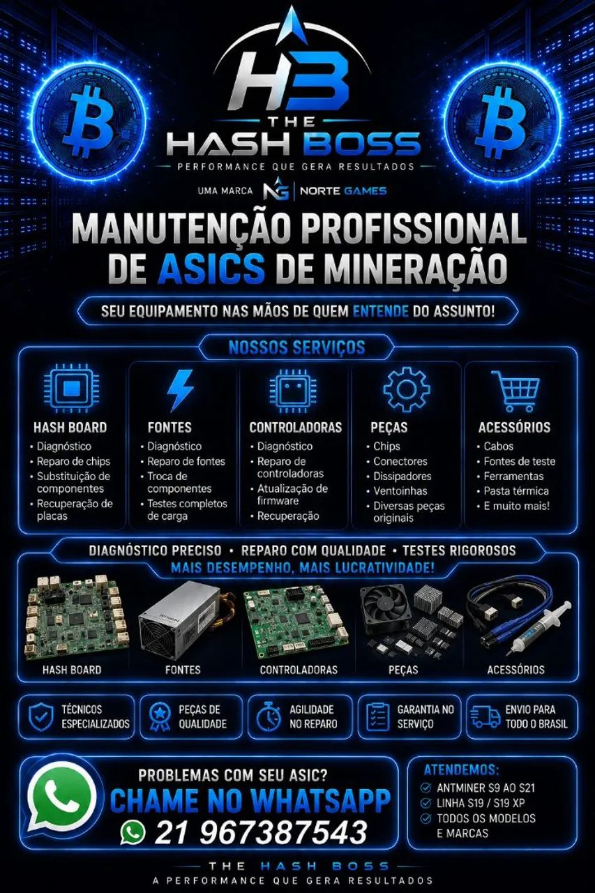 Mineradora de Bitcoin S19J PRO 90, 95, 100, 120, 151TH (PRONTA ENTREGA) - Foto 3