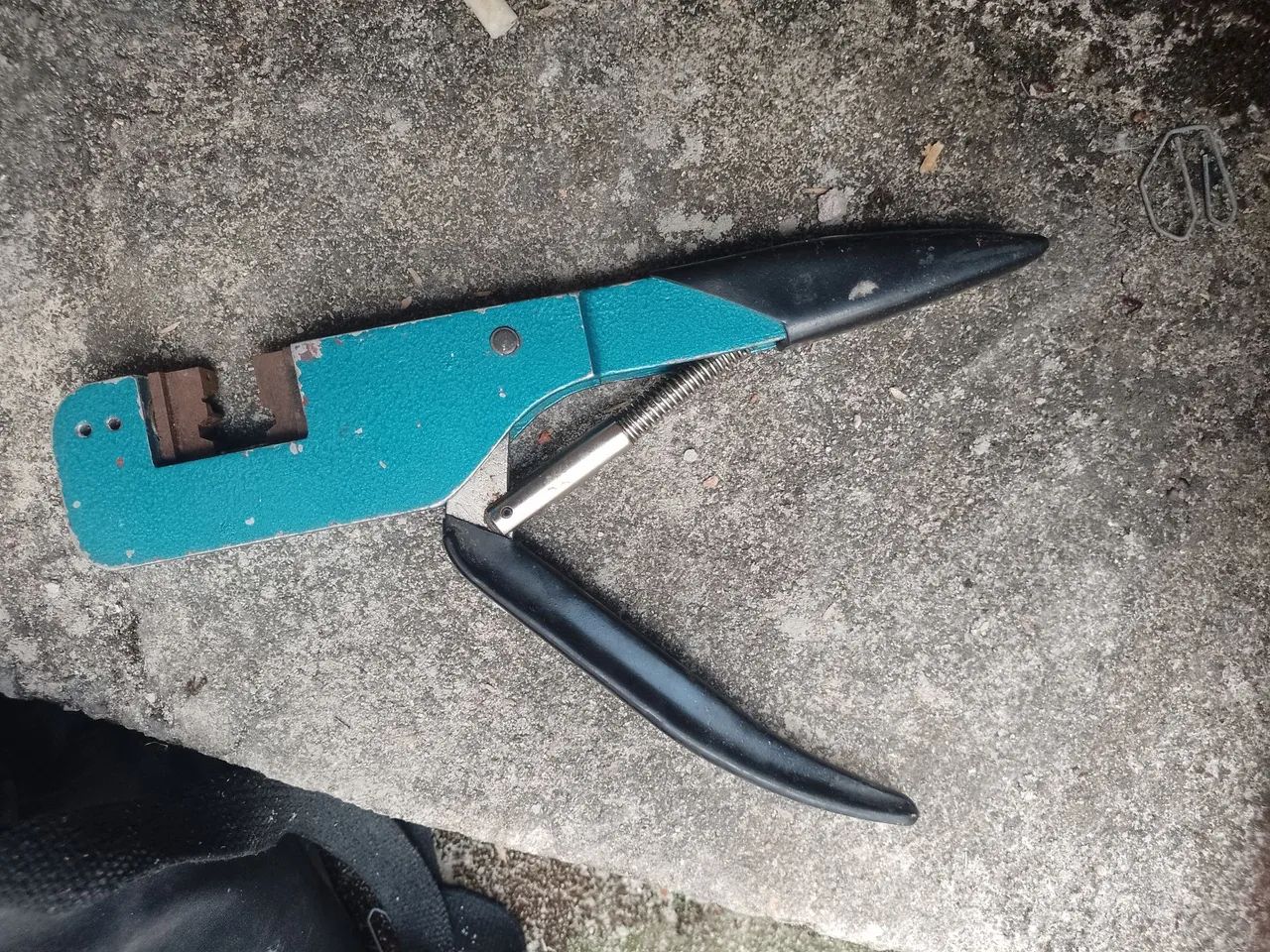 Alicate de crimpagem manual com catraca 