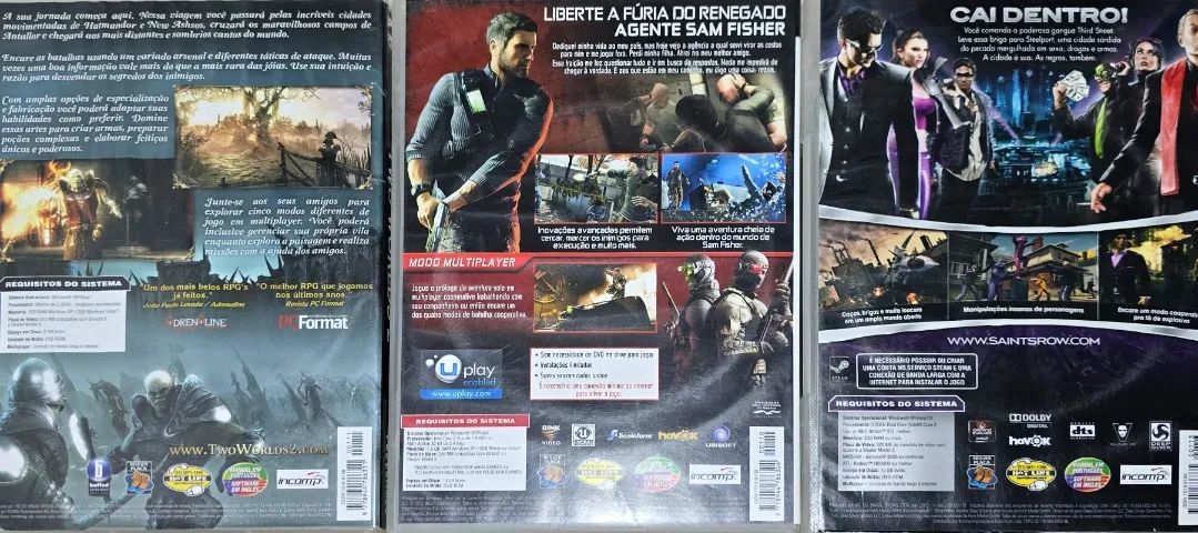 combo de Jogos retrô de PC - Em estado de novo com box e manuais