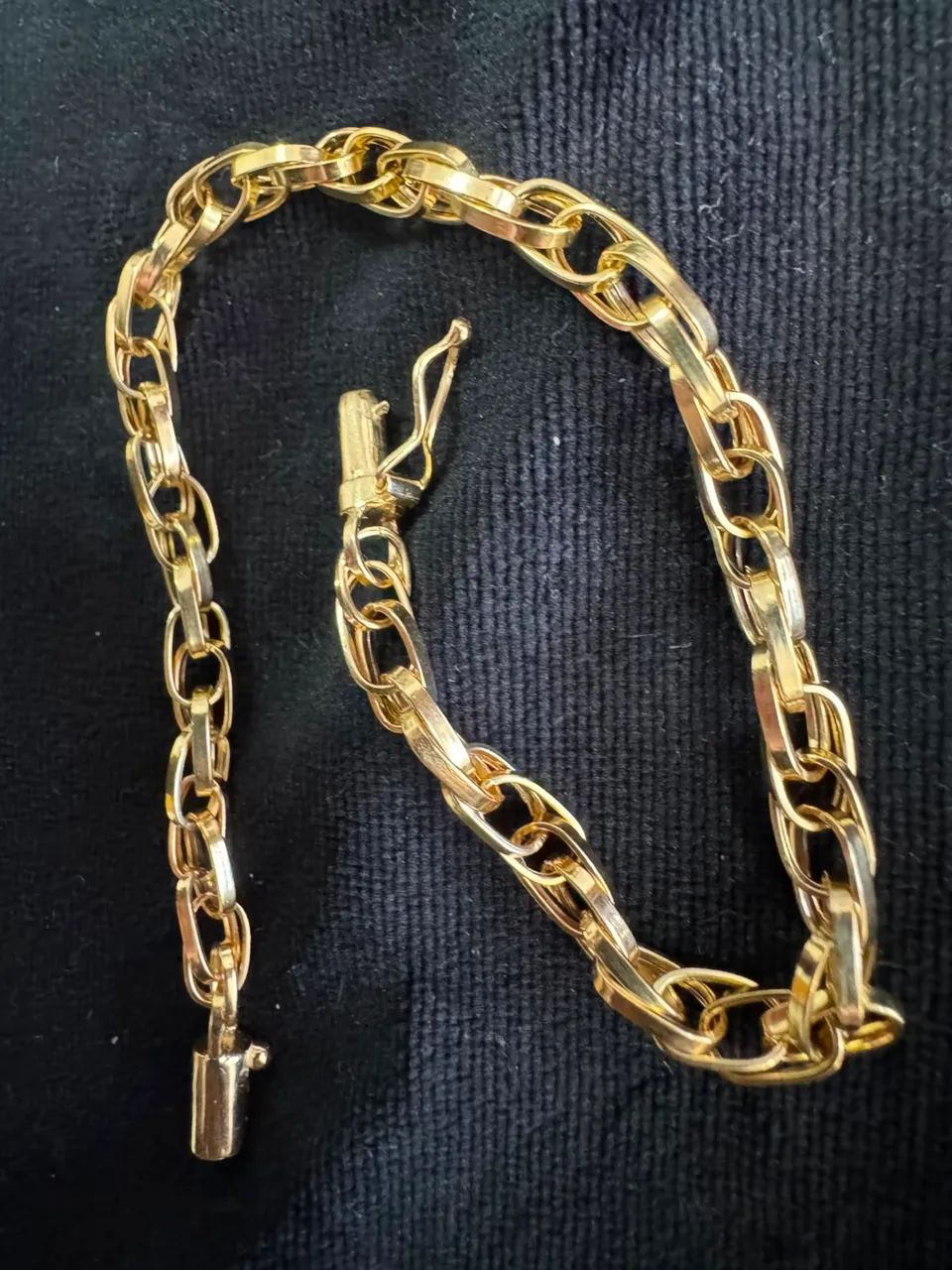 Pulseira de ouro 18k 5.71g procedência garantia eterna
