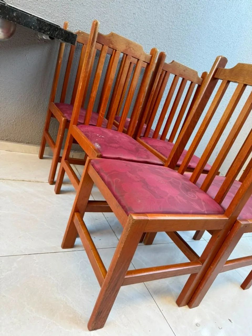 Cadeira de madeira maciça para mesa de Jantar - Foto 2
