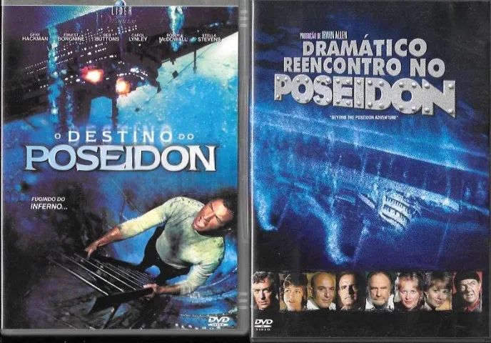 Kit 2 DVD: O Destino do Poseidon + Dramático Reencontro no Poseidon (filmes dublados)