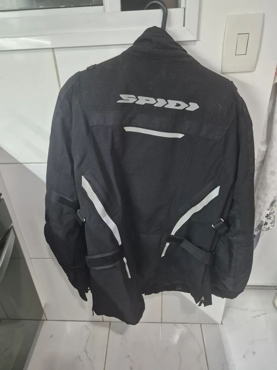 Jaqueta Spidi Warrior H2Out Preto Impermeável