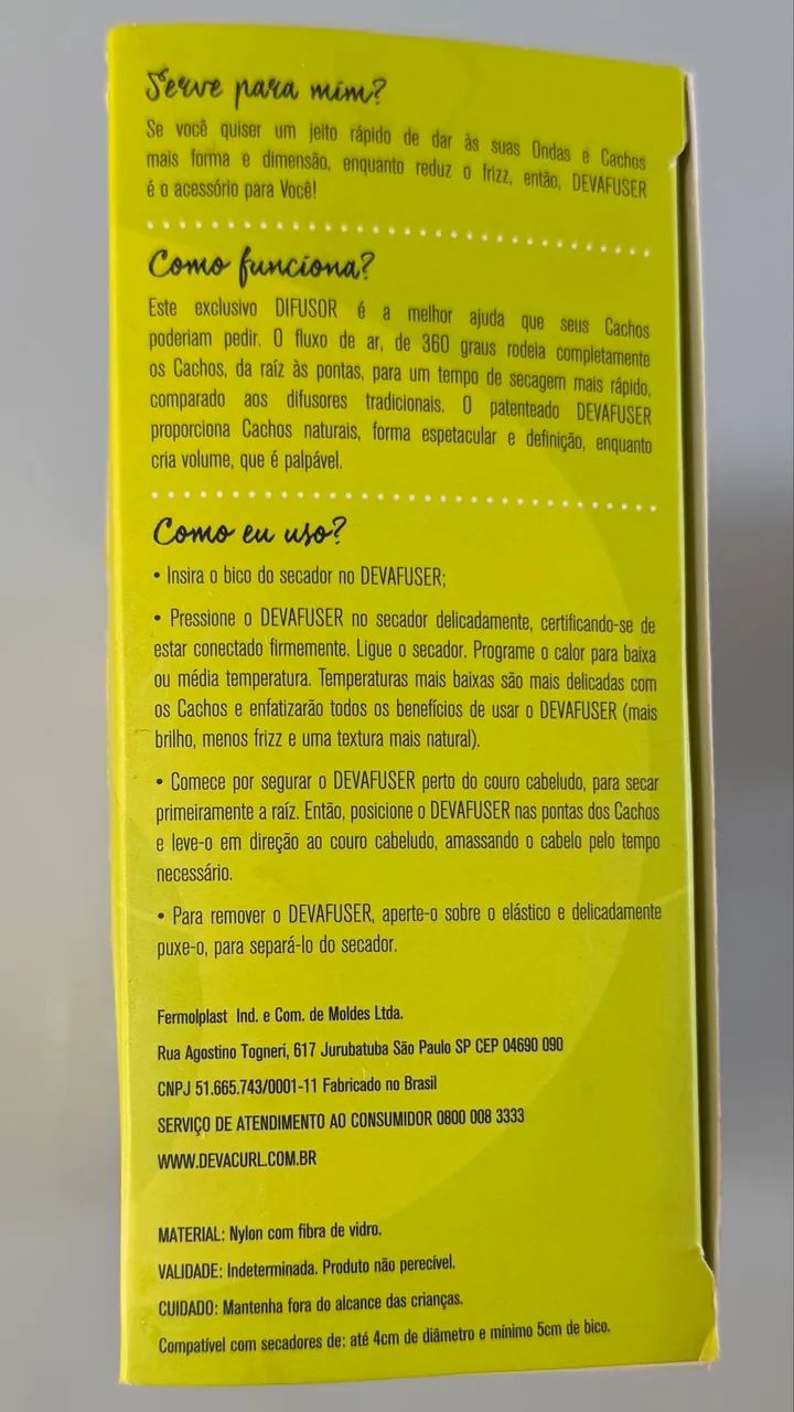 Difusor DevaCurl DevaFuser (Excelente Estado) - Foto 4