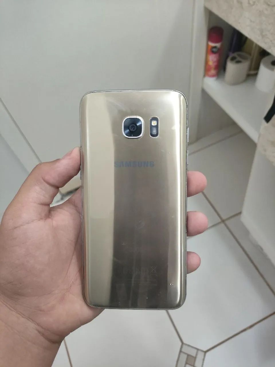 Vendi S7 Edge dourado  - Foto 2