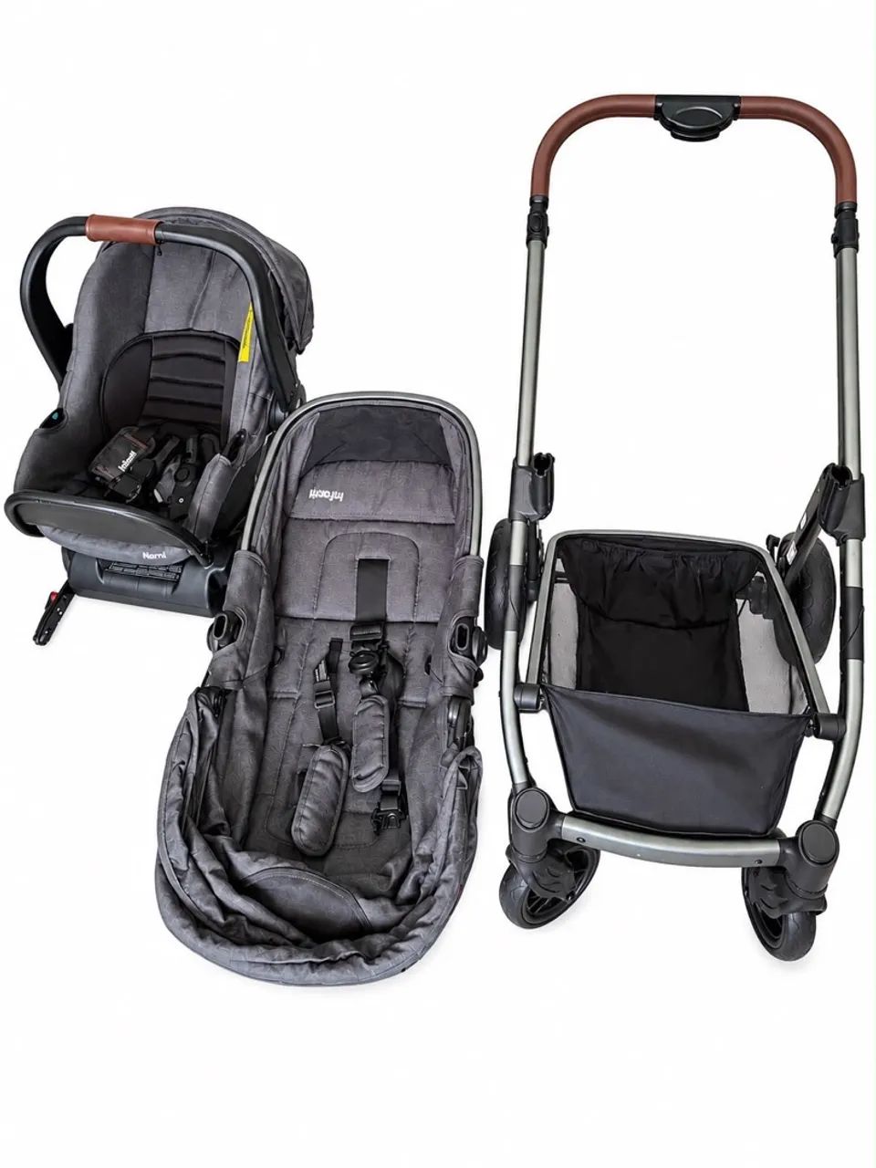 Carrinho de passeio 3 em 1  - Foto 3
