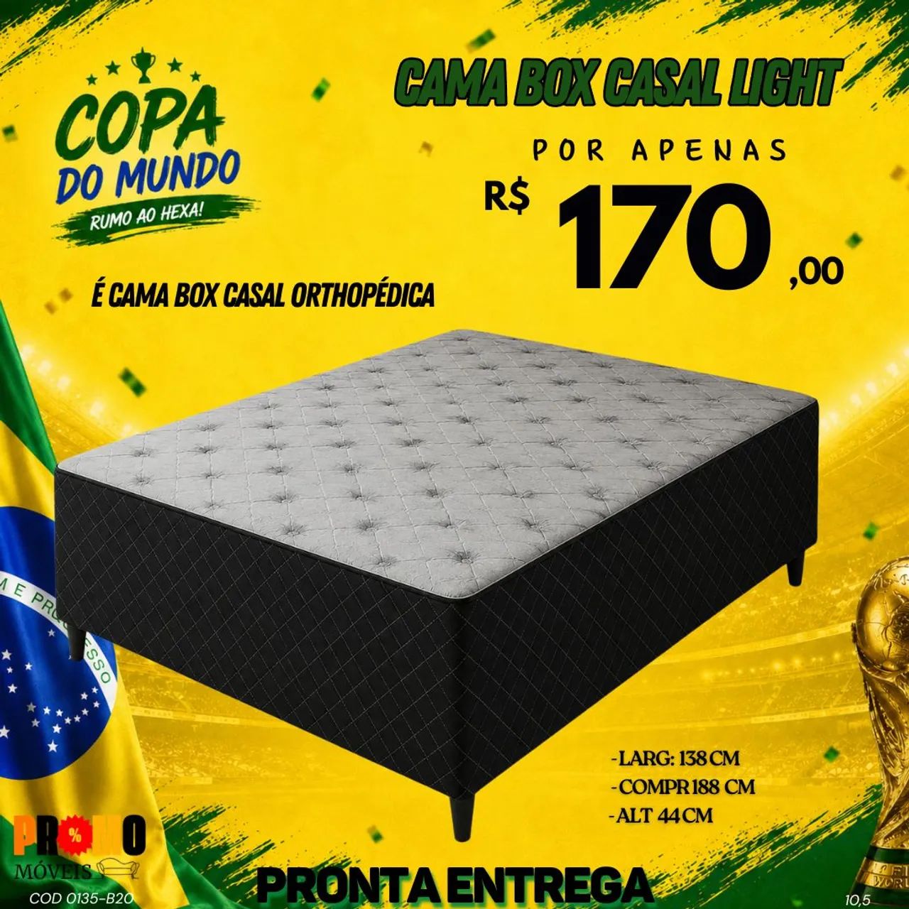 Cama box casal - Foto 2