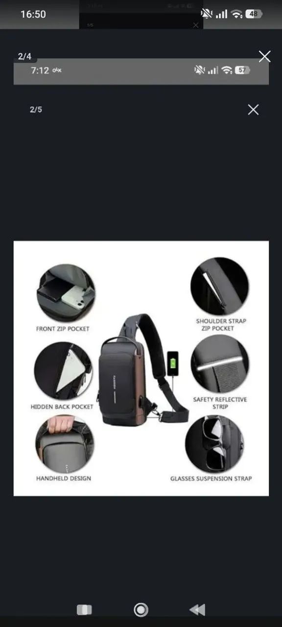 Sholder bag masculino  - Foto 2