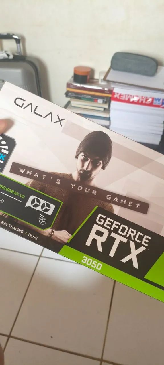 Placa de vídeo RTX 3050 6GB