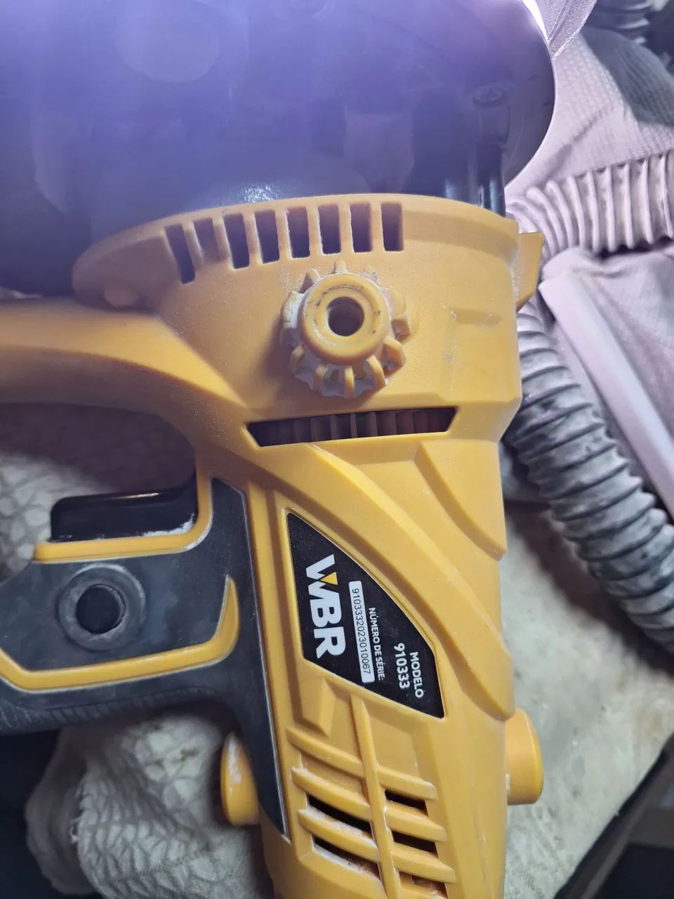 lixadeira de parede  vbr .2500 rpm .5500 w .usada 2 vezes  somente .semi nova  - Foto 3