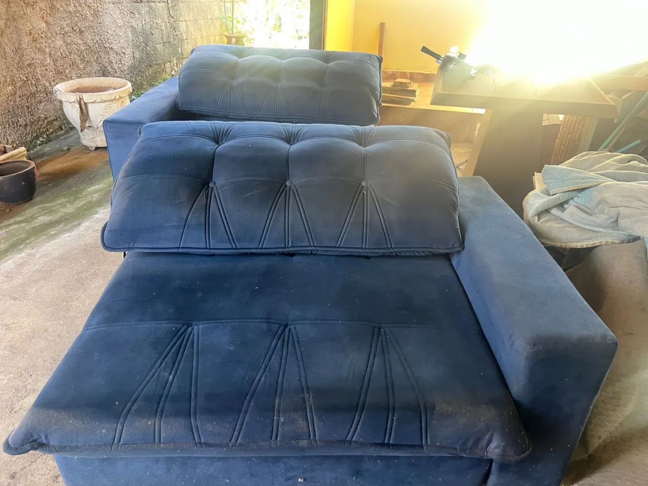 Sofá 3 metros Suede 442957976295843843