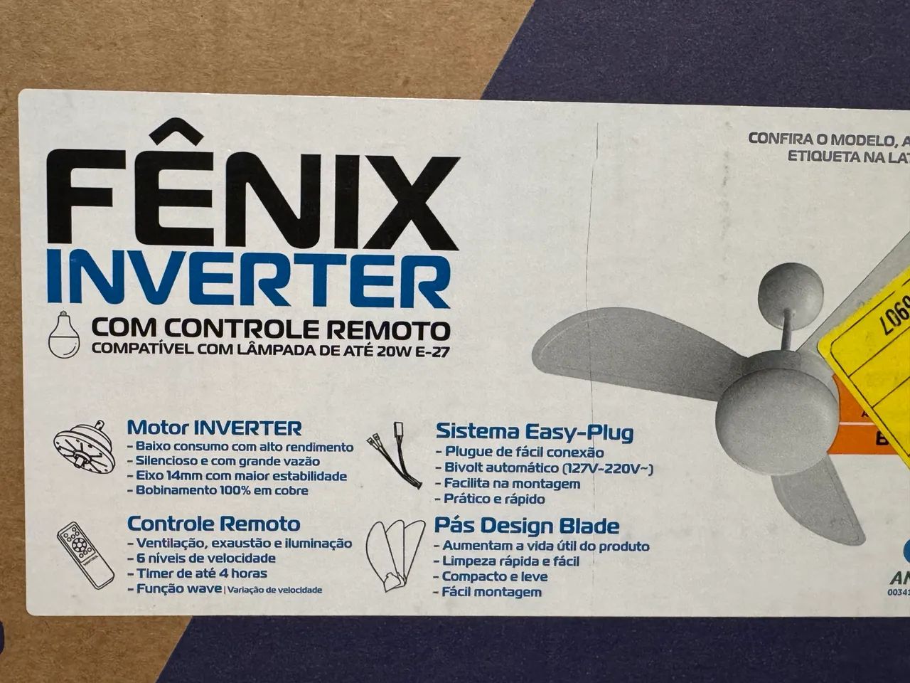 Ventilador de Teto Fênix Inverter - Foto 2