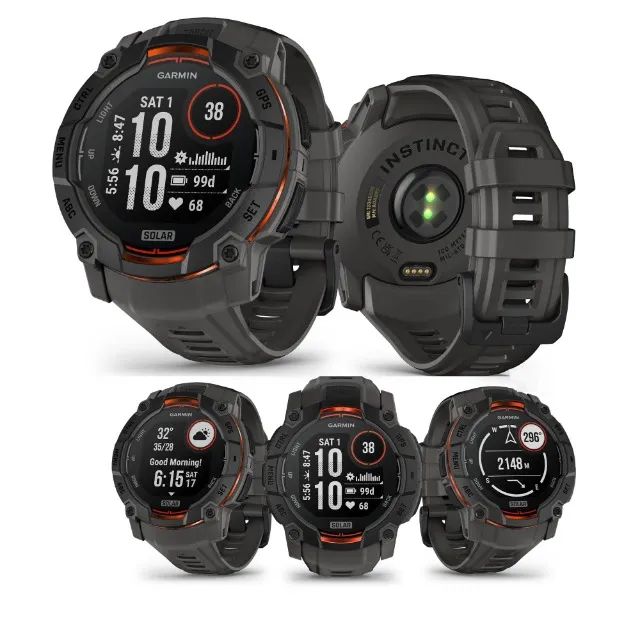 Garmin Instinct 3 Solar 50 mm Black slate - Foto 4