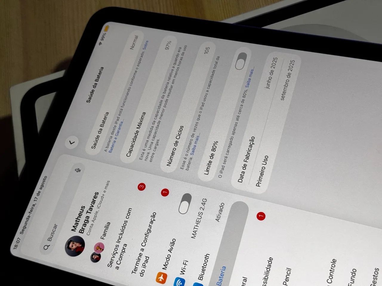 IPAD 11 128GB (ainda na garantia) - Foto 3