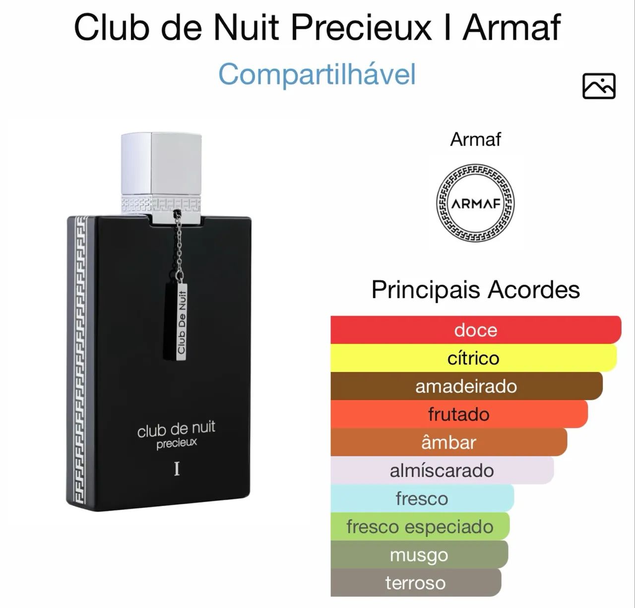 Perfume Precieux I Extrait de Parfum Armaf - Foto 3