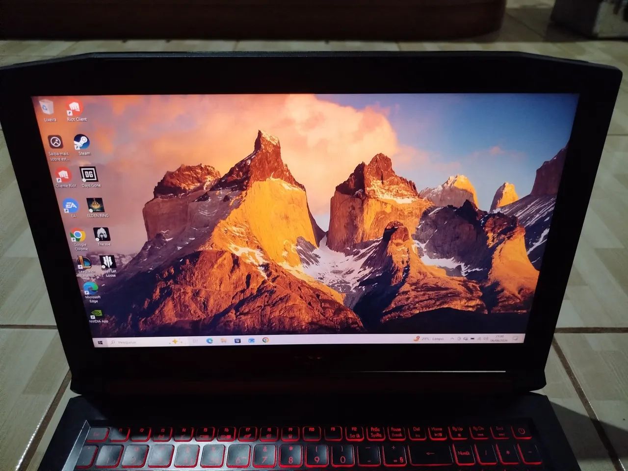 Acer Nitro 5 i5 + GTX 1050 | 32GB RAM | SSD 2 TB | FUNCIONANDO (com detalhes) - Foto 3