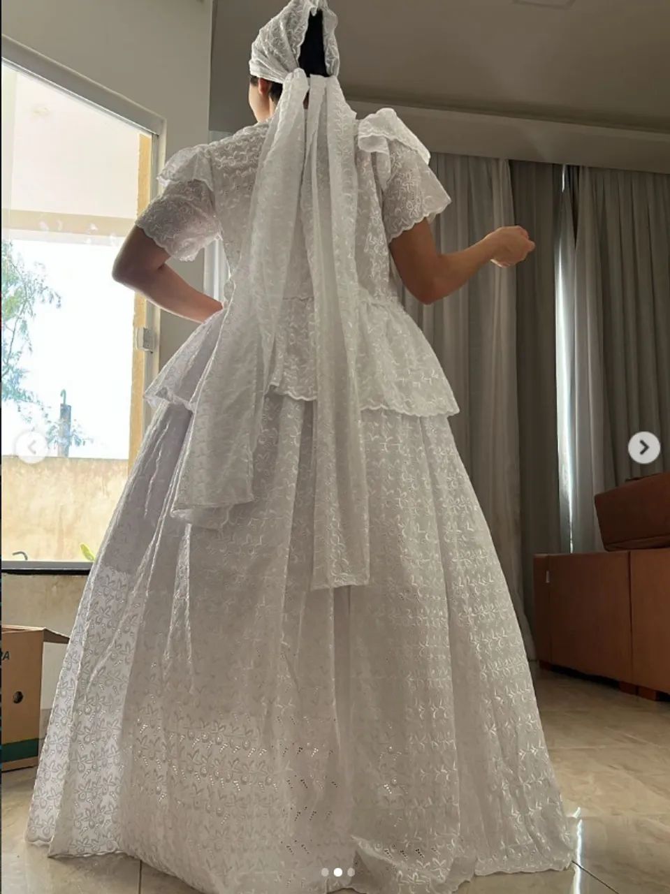Vestido de candomblé, roupa baiana.  - Foto 2