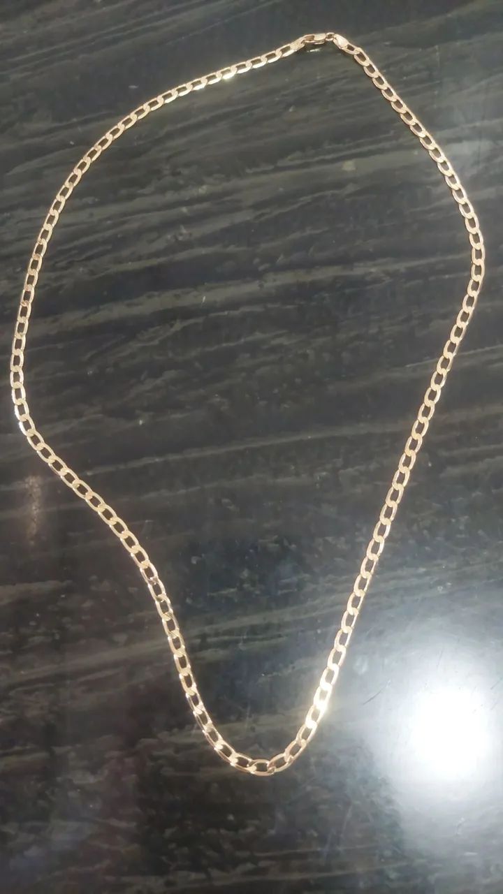 CORDÃO BANHADO A OURO 18K.  - Foto 3
