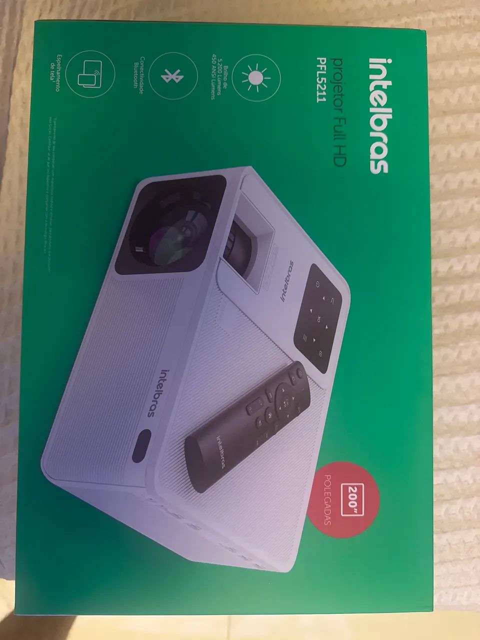 Projetor Full HD 5200 Lúmens PFL5211 Inte