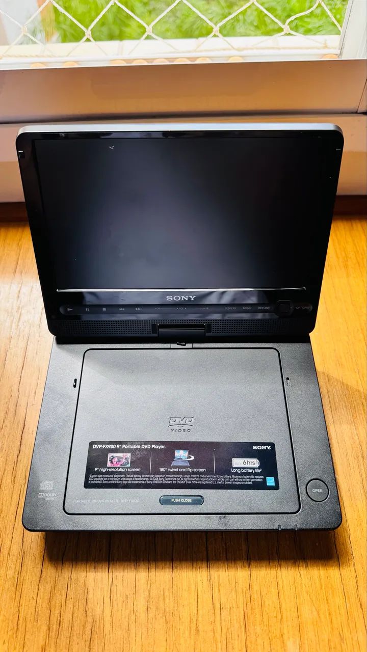 Tv portátil com receptor e DVD
