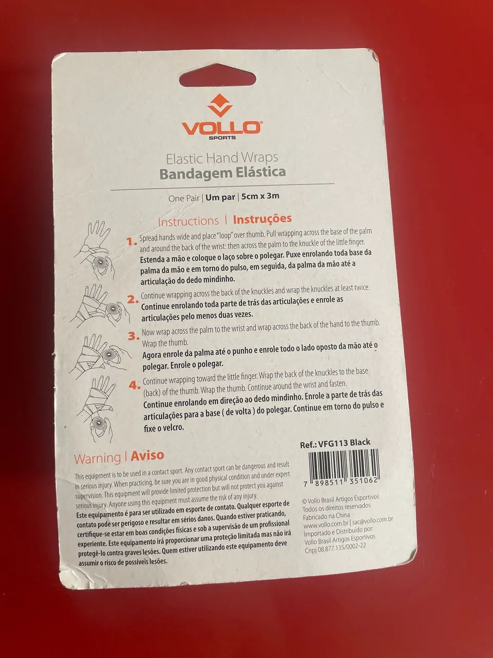 Bandagem para mãos - boxe; muay thai - Foto 2