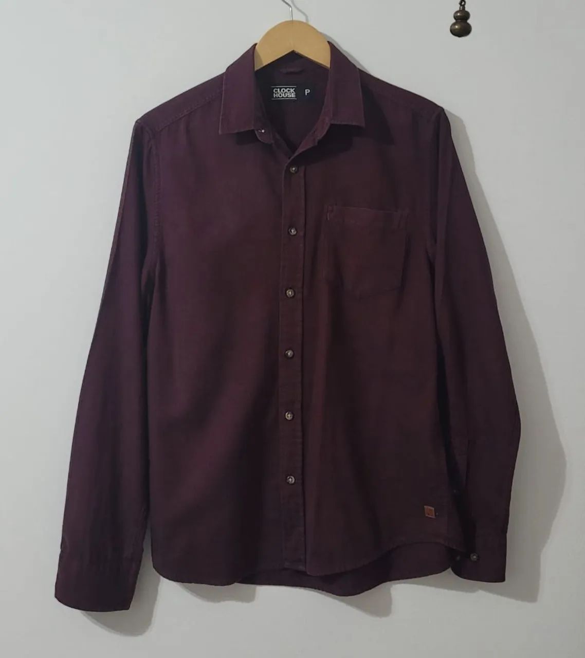 Camisa Vinho Clock House Tam P