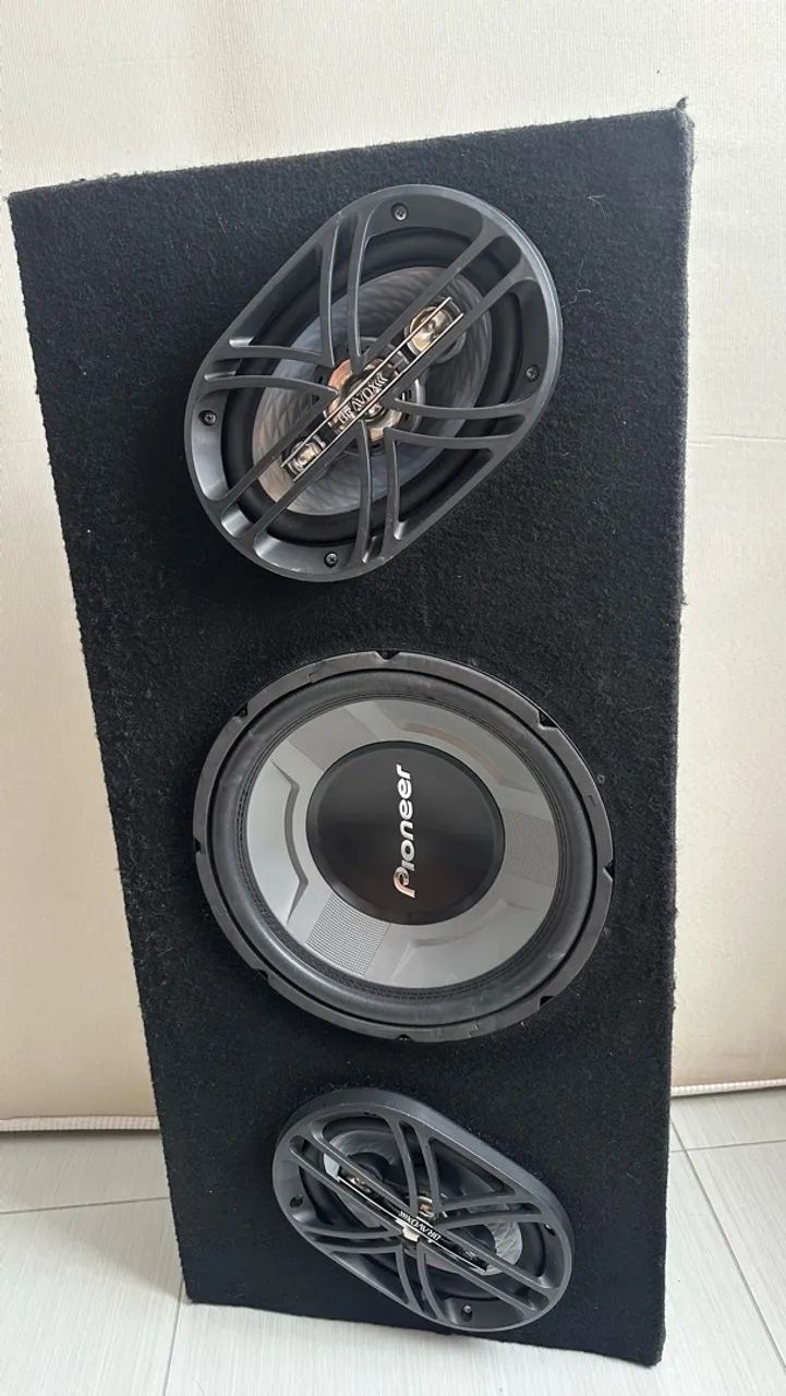 Trio com módulo e fiação