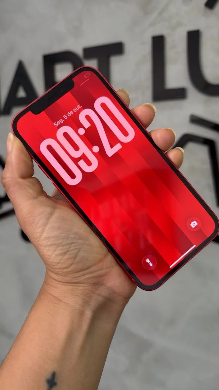 iPhone 12 Red 64GB (Nota e 3 meses de garantia) - Celulares e