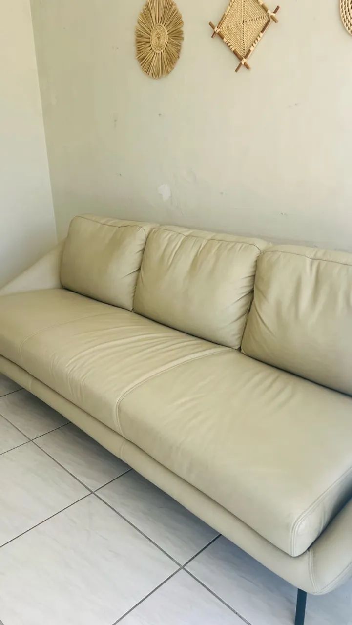 Sofa de couro legítimo  - Foto 4