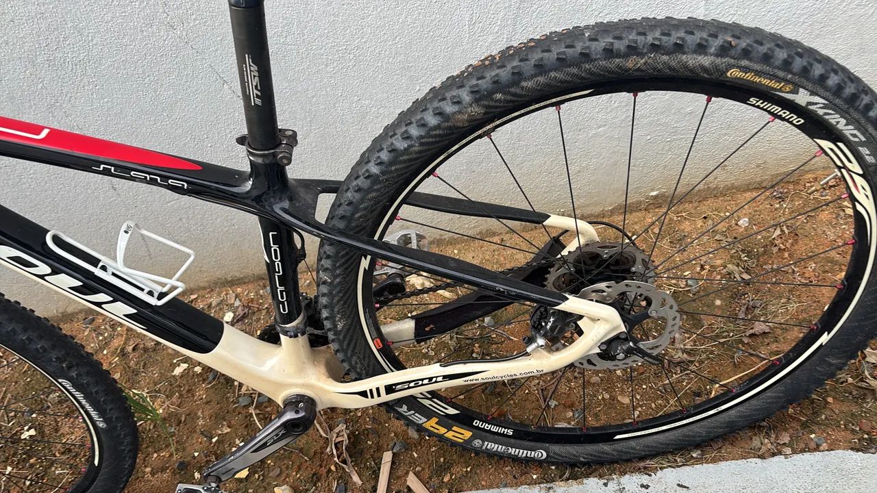 Bike de fibra de carbono  - Foto 4