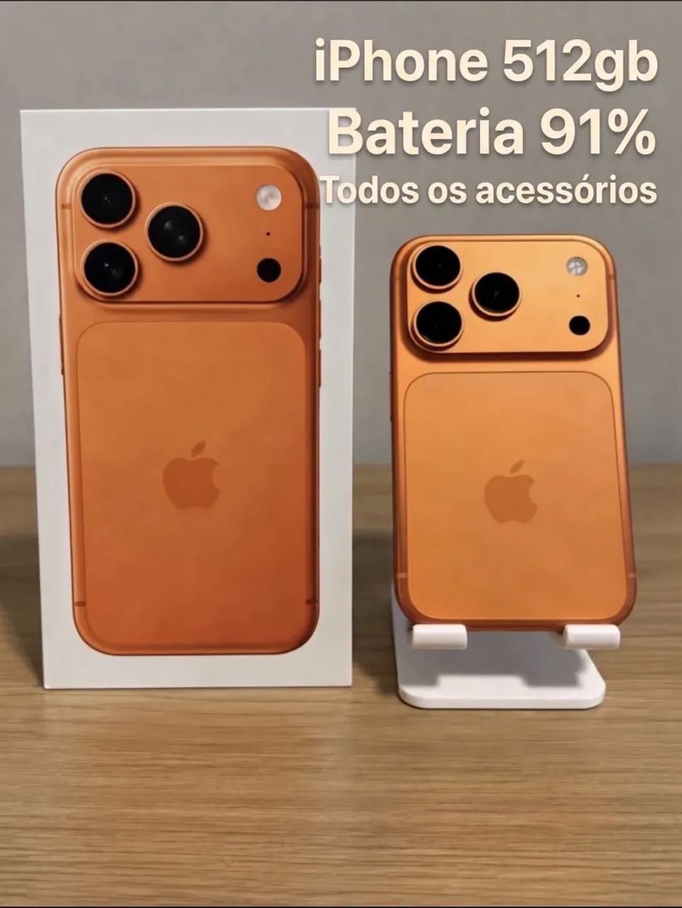 iPhone 17Promax 512gb Laranja 